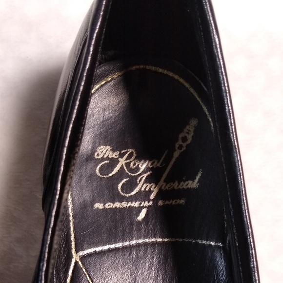 Men\'s Florsheim Imperial Ritz Black Leather Luxurious Moccasin Loafers Sz 10 main image 3